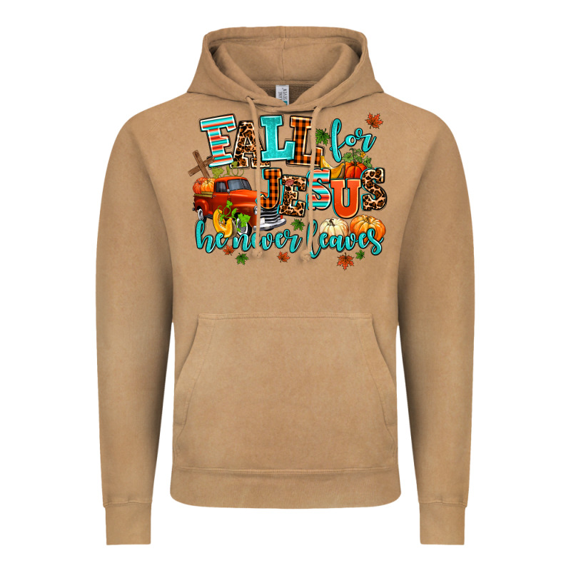 Fall For Jesus He Never Leaves Vintage Hoodie by AdoDesignShop | Teevron