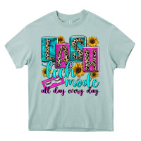 Arona lash tech mode all day every day Heavy Core Tee - texasbilliewilder
