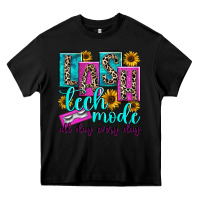 Black lash tech mode all day every day Heavy Core Tee - texasbilliewilder