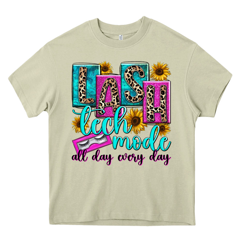 Lash Tech Mode All Day Every Day Heavy Core Tee by texasbilliewilder | Teevron