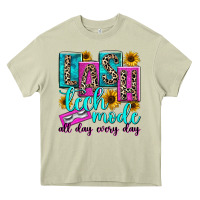 Mossy lash tech mode all day every day Heavy Core Tee - texasbilliewilder
