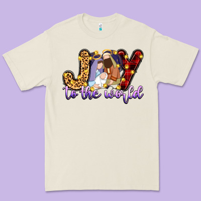 Joy To The World Premium Tee Designed By Zillion Design Studio