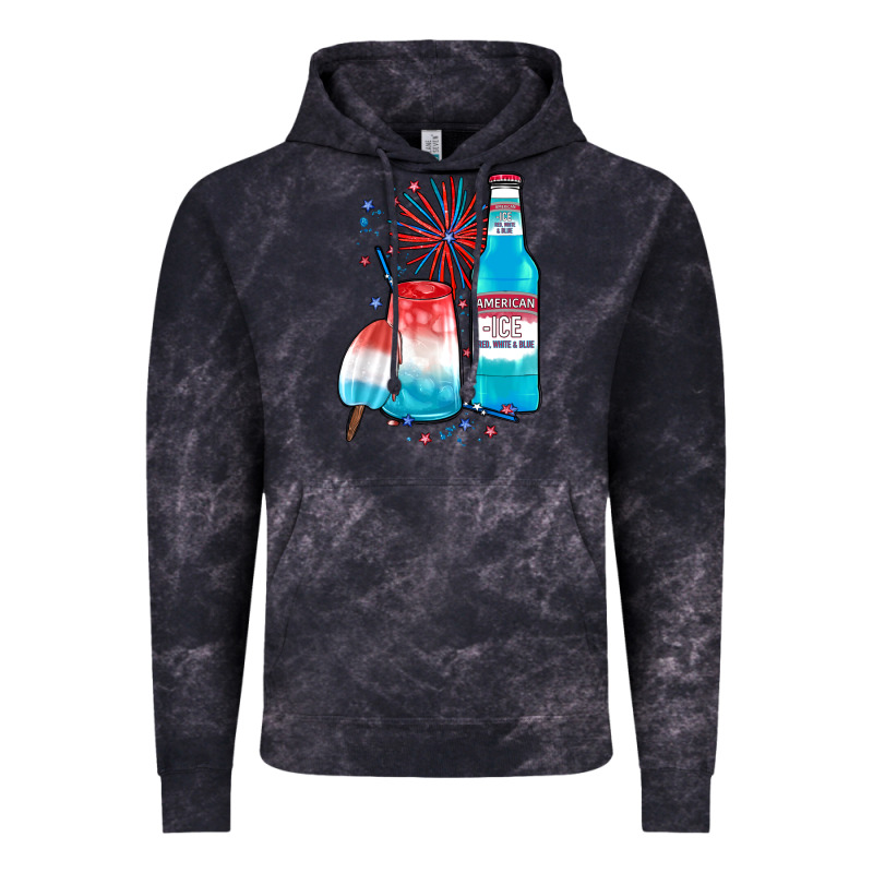 Th Of July Drinks, American Ice Vintage Hoodie by JahusDesignShop | Teevron