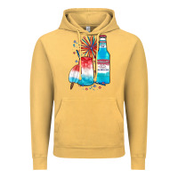 Vintage Mustard th of july drinks, american ice Vintage Hoodie - JahusDesignShop
