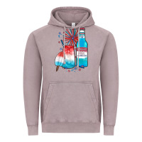 Vintage Zinc th of july drinks, american ice Vintage Hoodie - JahusDesignShop