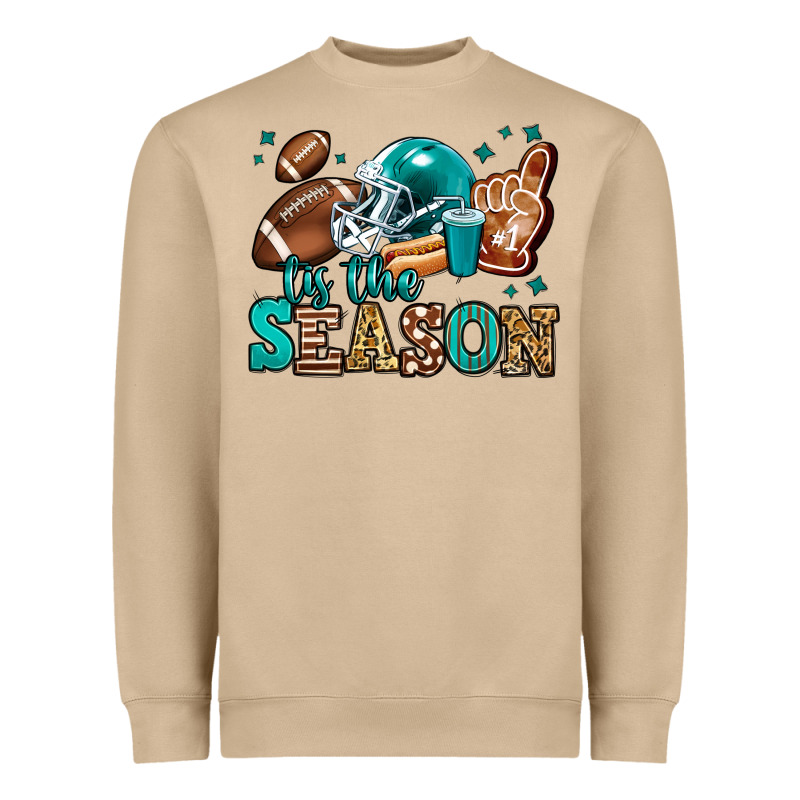 Tis The Season American Football Heavyweight Sweatshirt by Jasminsmagicworld | Teevron