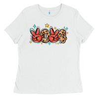 White 2024 stars and leopard Ladies Tee - MaliasSmallBusiness