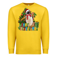 Lemon Merry Christmas Penguin Premium Sweatshirt - LillyAllenDesigns
