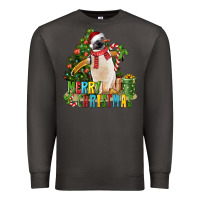 Smoke Merry Christmas Penguin Premium Sweatshirt - LillyAllenDesigns