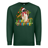 Sports Green Merry Christmas Penguin Premium Sweatshirt - LillyAllenDesigns