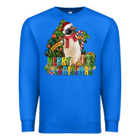 True Royal Merry Christmas Penguin Premium Sweatshirt - LillyAllenDesigns