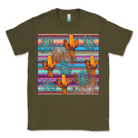 Army Green cactus gemstone seamless Classic Tee - AdoDesignShop
