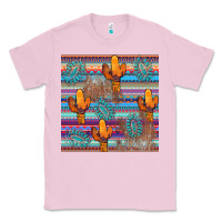 Bubblegum Pink cactus gemstone seamless Classic Tee - AdoDesignShop