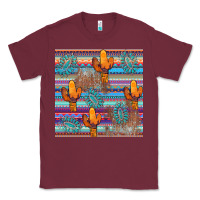 Burgundy cactus gemstone seamless Classic Tee - AdoDesignShop