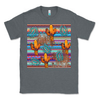 Charcoal Heather cactus gemstone seamless Classic Tee - AdoDesignShop