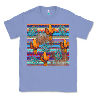 Colony Blue cactus gemstone seamless Classic Tee - AdoDesignShop