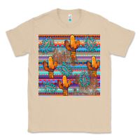 Mushroom cactus gemstone seamless Classic Tee - AdoDesignShop