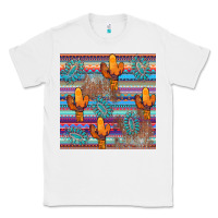White cactus gemstone seamless Classic Tee - AdoDesignShop
