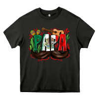 Asphalt papa mexico Heavy Core Tee - Zillion Design Studio