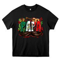 Black papa mexico Heavy Core Tee - Zillion Design Studio