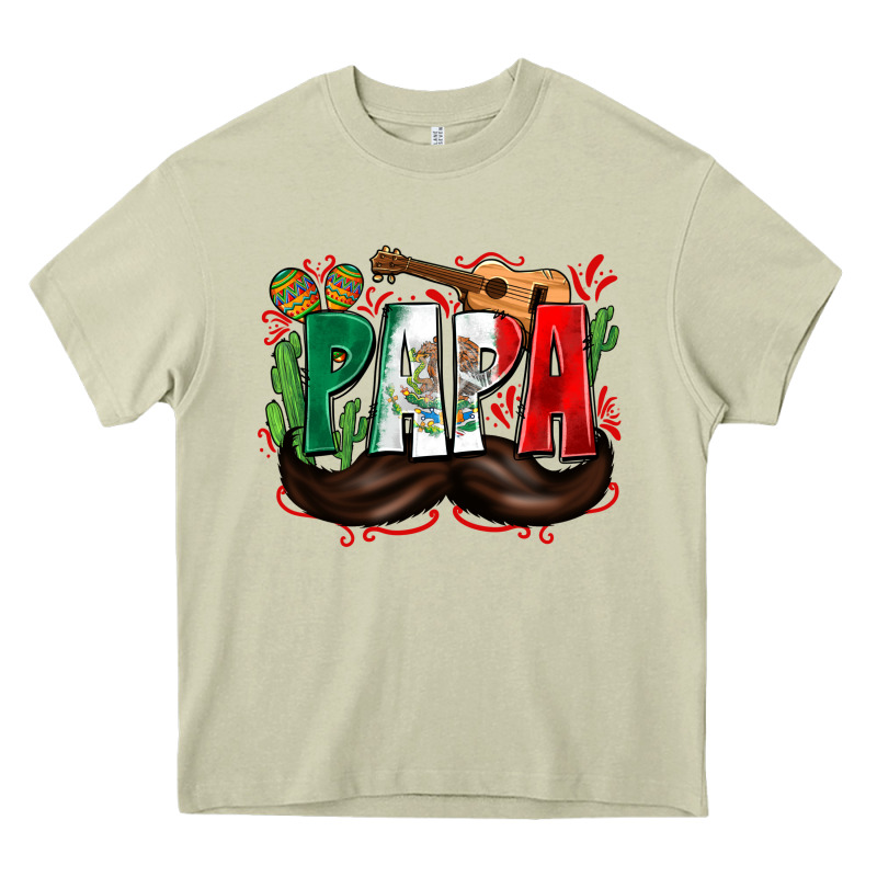 Papa Mexico Heavy Core Tee by Zillion Design Studio | Teevron