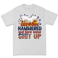 Dove Grey lets get hammered Premium Tee - texasbilliewilder