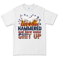 White lets get hammered Premium Tee - texasbilliewilder