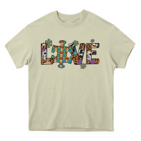 Mossy love autism awareness leopard cowhide Heavy Core Tee - Artiststas