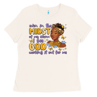 Bone even in the midst of my storm i see god working it Ladies Tee - MaliasSmallBusiness
