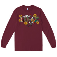 Burgundy western love nurse Long Sleeve Tee - BarkalooDesign