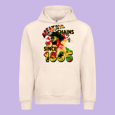 Breaking Chains Since 1865 Urban Hoodie Designed By Cowgirlartshop