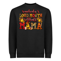 Black somebody's loud mouth softball mama Heavyweight Sweatshirt - Jasminsmagicworld