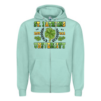 Seafoam st. patricks university Zipper Hoodie - MaliasSmallBusiness