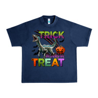 Navy trick rawr treat Urban Heavy Tee - BundleAndBundleShop