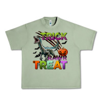 Oil Green trick rawr treat Urban Heavy Tee - BundleAndBundleShop