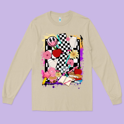 Teacher Long Sleeve Tee Designed By Jahusdesignshop