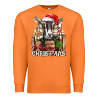 Carrot Merry Christmas Alpine Goat Premium Sweatshirt - LillyAllenDesigns