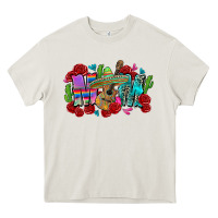 Cream mom mexico Heavy Core Tee - Zillion Design Studio