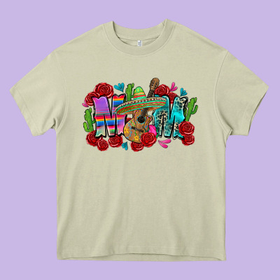Mom Mexico Heavy Core Tee Designed By Zillion Design Studio