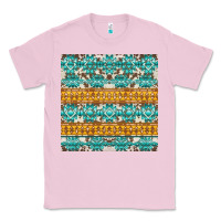Bubblegum Pink aztec cowhide seamless Classic Tee - AdoDesignShop