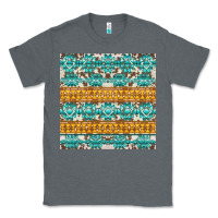 Charcoal Heather aztec cowhide seamless Classic Tee - AdoDesignShop