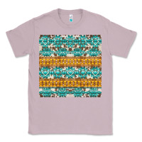 Lilac aztec cowhide seamless Classic Tee - AdoDesignShop