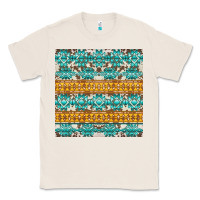 Natural aztec cowhide seamless Classic Tee - AdoDesignShop