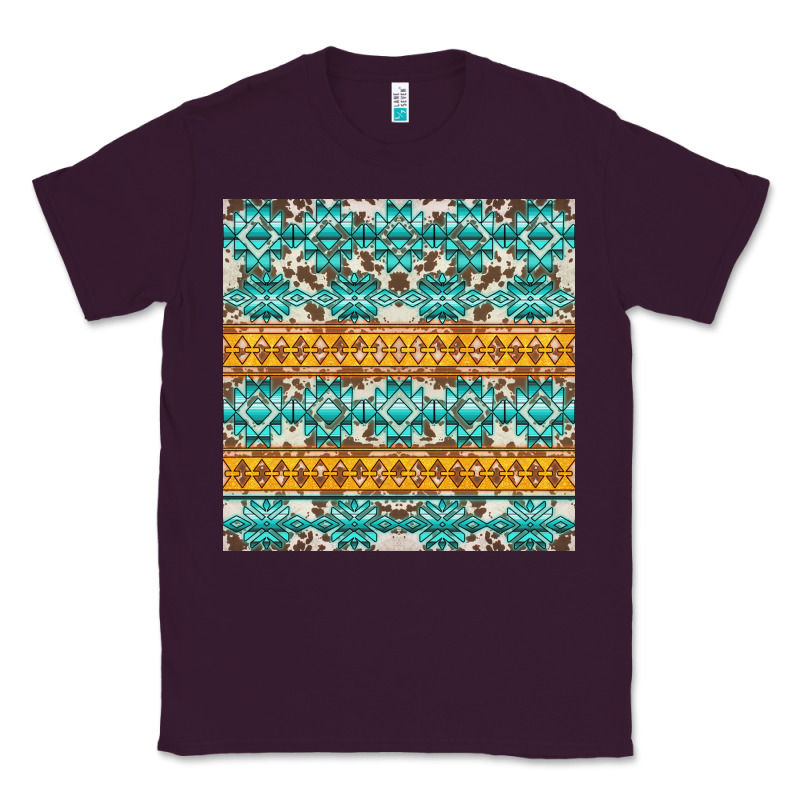 Aztec Cowhide Seamless Classic Tee by AdoDesignShop | Teevron