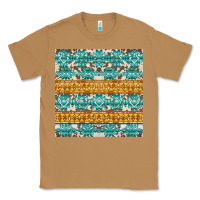 Toasted Coconut aztec cowhide seamless Classic Tee - AdoDesignShop