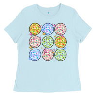 Baby Blue disco balls Ladies Tee - MaliasSmallBusiness