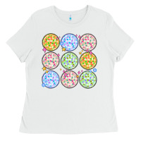 White disco balls Ladies Tee - MaliasSmallBusiness
