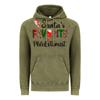 Vintage Olive santas favourite phlebotomist Vintage Hoodie - AdoDesignShop