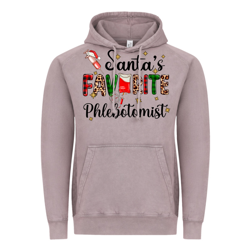 Santas Favourite Phlebotomist Vintage Hoodie by AdoDesignShop | Teevron