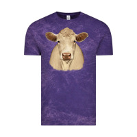 Cloud Purple charolais Vintage Tee - JahusDesignShop